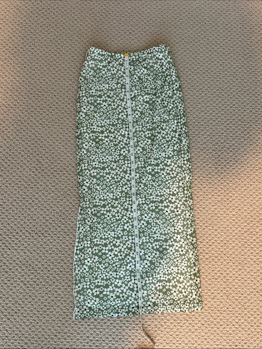Shein Size Extra Small XS Green Floral Midi Skirt - Women